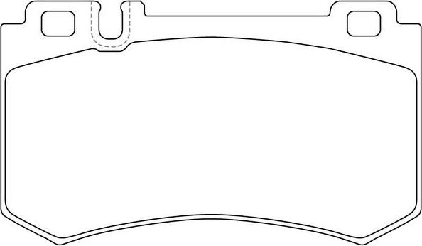 SB BP31343 - Kit de plaquettes de frein, frein à disque cwaw.fr