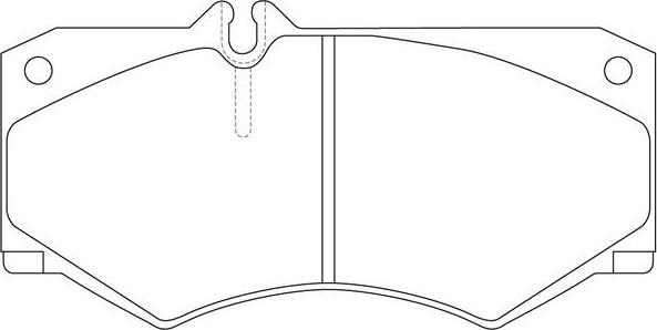 SB BP31254 - Kit de plaquettes de frein, frein à disque cwaw.fr