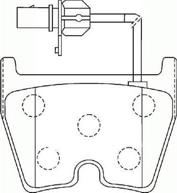 SB BP33432W - Kit de plaquettes de frein, frein à disque cwaw.fr