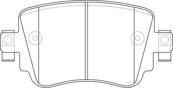 SB BP33624 - Kit de plaquettes de frein, frein à disque cwaw.fr