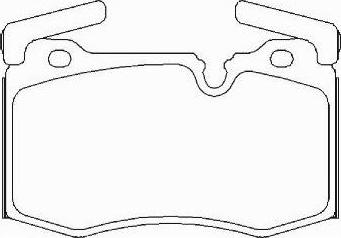 SB BP32606 - Kit de plaquettes de frein, frein à disque cwaw.fr