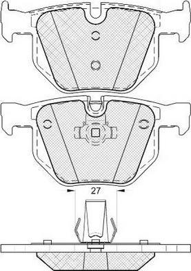 SB BP32093W - Kit de plaquettes de frein, frein à disque cwaw.fr