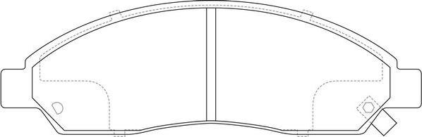 SB BP24801 - Kit de plaquettes de frein, frein à disque cwaw.fr