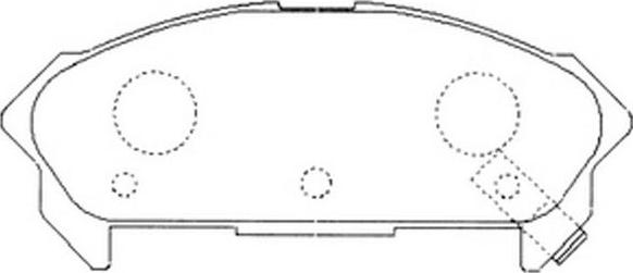 SB BP24296 - Kit de plaquettes de frein, frein à disque cwaw.fr