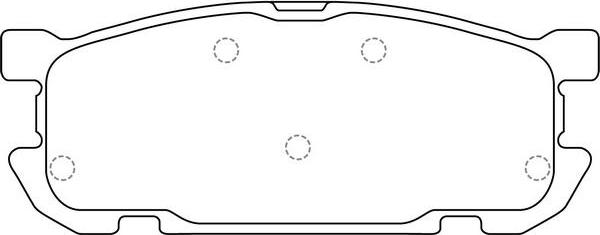 SB BP25809 - Kit de plaquettes de frein, frein à disque cwaw.fr