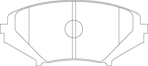 SB BP25801 - Kit de plaquettes de frein, frein à disque cwaw.fr