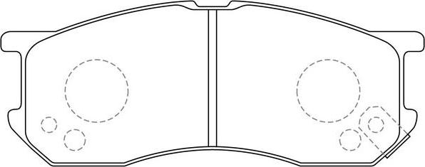 SB BP26341 - Kit de plaquettes de frein, frein à disque cwaw.fr