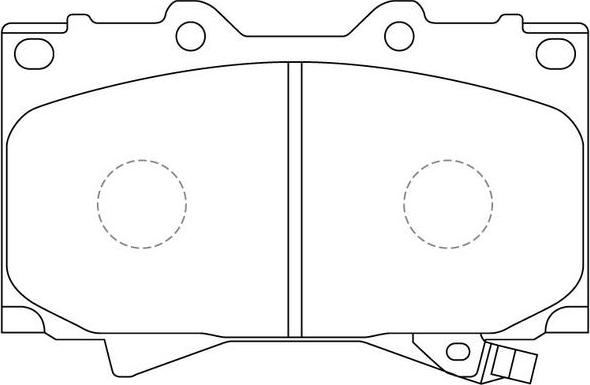 SB BP21411 - Kit de plaquettes de frein, frein à disque cwaw.fr