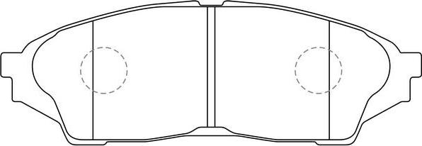 SB BP21434 - Kit de plaquettes de frein, frein à disque cwaw.fr