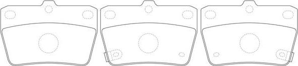 SB BP21424 - Kit de plaquettes de frein, frein à disque cwaw.fr