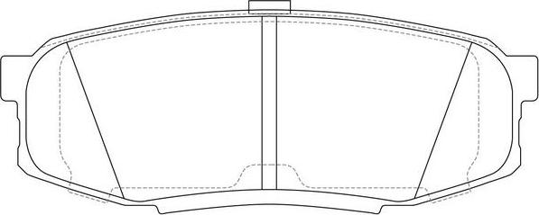 SB BP21542 - Kit de plaquettes de frein, frein à disque cwaw.fr