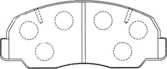 SB BP21098 - Kit de plaquettes de frein, frein à disque cwaw.fr