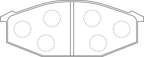 SB BP21052 - Kit de plaquettes de frein, frein à disque cwaw.fr