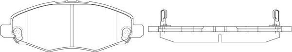 SB BP21831 - Kit de plaquettes de frein, frein à disque cwaw.fr