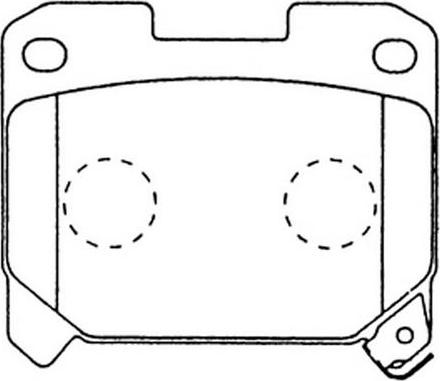 SB BP21361 - Kit de plaquettes de frein, frein à disque cwaw.fr