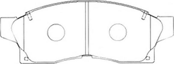 SB BP21275 - Kit de plaquettes de frein, frein à disque cwaw.fr