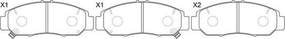 SB BP28465 - Kit de plaquettes de frein, frein à disque cwaw.fr