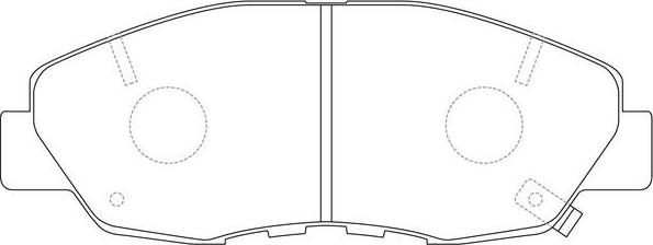 SB BP28484 - Kit de plaquettes de frein, frein à disque cwaw.fr