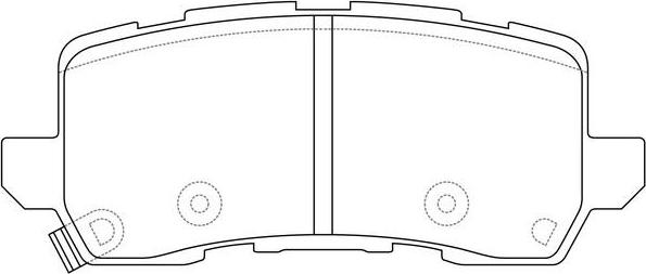 SB BP28009 - Kit de plaquettes de frein, frein à disque cwaw.fr