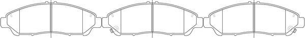 SB BP28001 - Kit de plaquettes de frein, frein à disque cwaw.fr