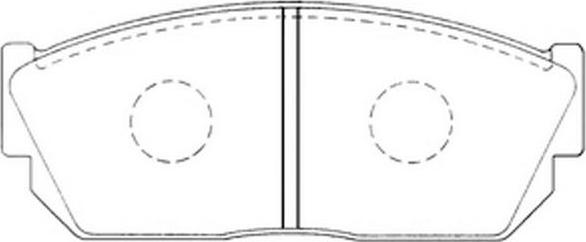 SB BP28013 - Kit de plaquettes de frein, frein à disque cwaw.fr