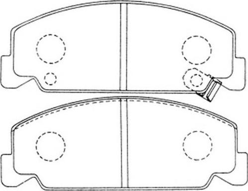 SB BP28190 - Kit de plaquettes de frein, frein à disque cwaw.fr