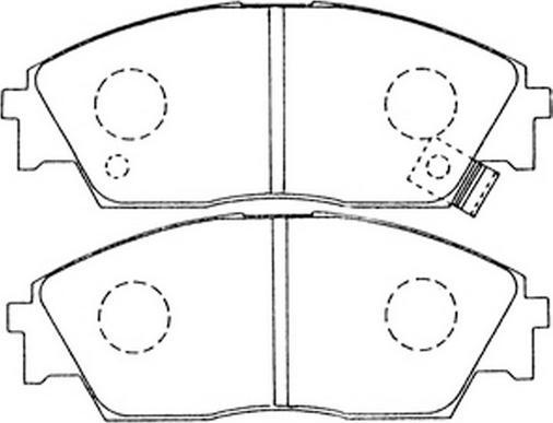 SB BP28191 - Kit de plaquettes de frein, frein à disque cwaw.fr