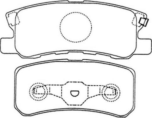 SB BP23450 - Kit de plaquettes de frein, frein à disque cwaw.fr