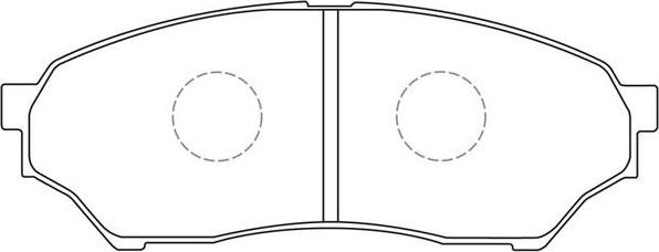 SB BP23417 - Kit de plaquettes de frein, frein à disque cwaw.fr