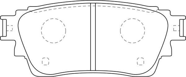 SB BP23015 - Kit de plaquettes de frein, frein à disque cwaw.fr