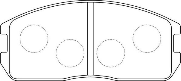 SB BP23089 - Kit de plaquettes de frein, frein à disque cwaw.fr