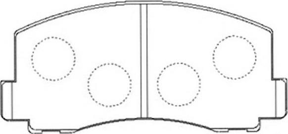 SB BP23115 - Kit de plaquettes de frein, frein à disque cwaw.fr