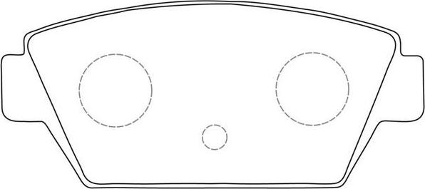 SB BP23110 - Kit de plaquettes de frein, frein à disque cwaw.fr