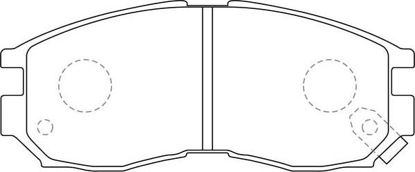 SB BP23271 - Kit de plaquettes de frein, frein à disque cwaw.fr