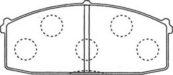 SB BP22104 - Kit de plaquettes de frein, frein à disque cwaw.fr