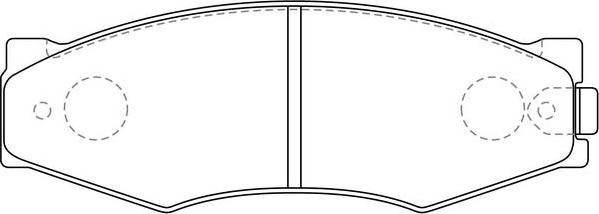 SB BP22105 - Kit de plaquettes de frein, frein à disque cwaw.fr