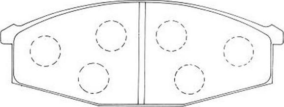 SB BP22132 - Kit de plaquettes de frein, frein à disque cwaw.fr