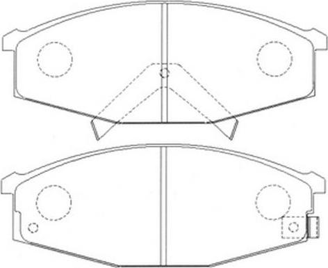 SB BP22383 - Kit de plaquettes de frein, frein à disque cwaw.fr