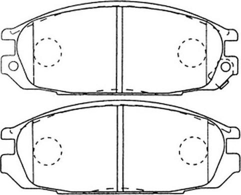 SB BP22371 - Kit de plaquettes de frein, frein à disque cwaw.fr