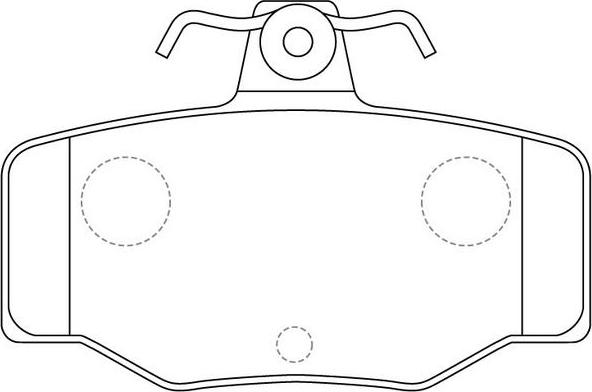 SB BP22214 - Kit de plaquettes de frein, frein à disque cwaw.fr