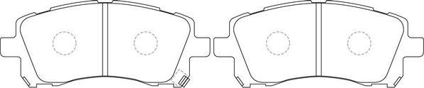 SB BP27390 - Kit de plaquettes de frein, frein à disque cwaw.fr