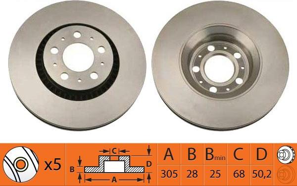 SB BR45103T - Disque de frein cwaw.fr