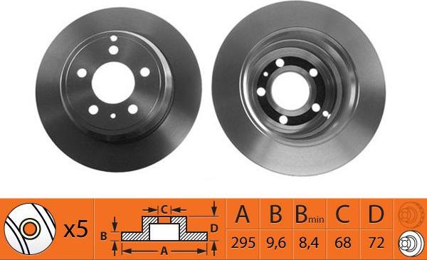 SB BR45111 - Disque de frein cwaw.fr