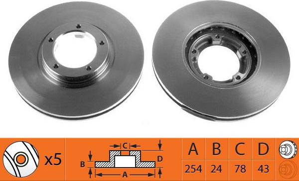 SB BR51113T - Disque de frein cwaw.fr