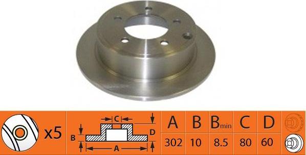 SB BR53103 - Disque de frein cwaw.fr