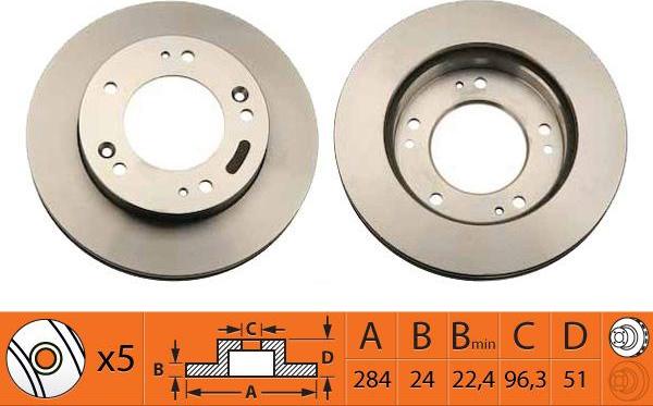 SB BR13102T - Disque de frein cwaw.fr