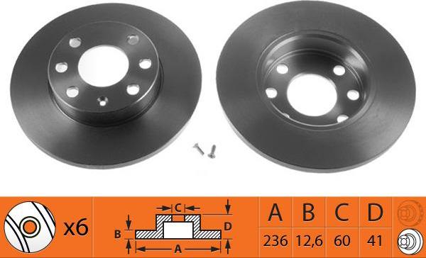 SB BR34115 - Disque de frein cwaw.fr