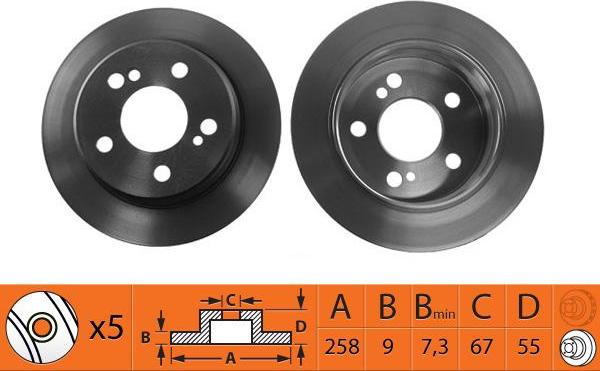 SB BR31120 - Disque de frein cwaw.fr