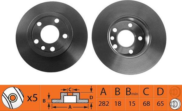 SB BR33116 - Disque de frein cwaw.fr