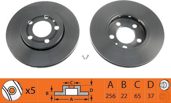 SB BR33120T - Disque de frein cwaw.fr